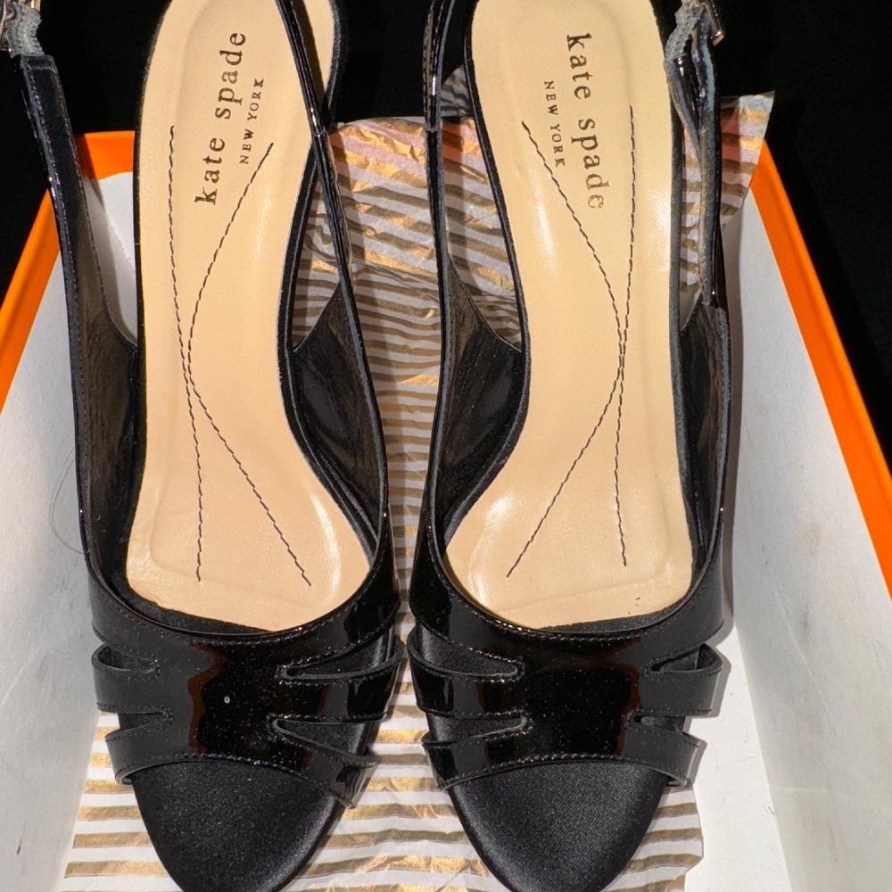 Gorgeous, SEXY Patent Platform Slingbacks - Party Ready Kate Spade - 7M
